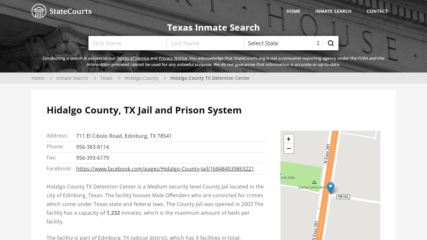 Hidalgo County TX Detention Center Inmate Records Search ...